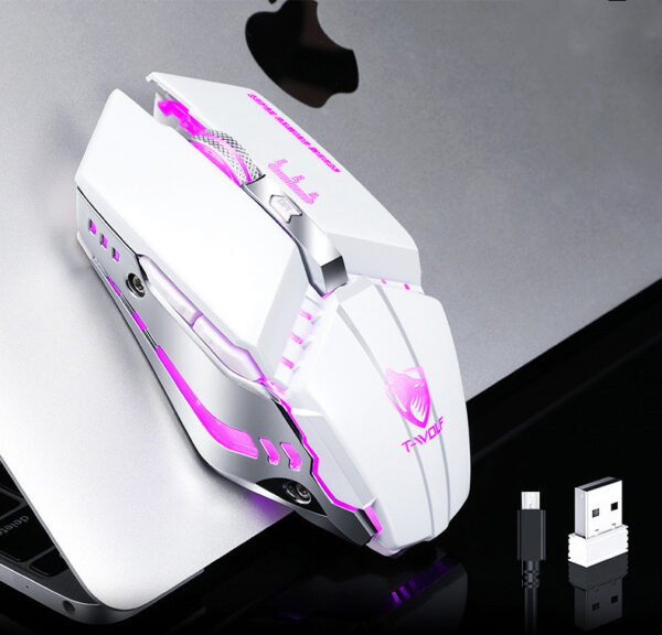 Wireless Mouse Charging Silent Glowing Gaming Mouse - Image 4
