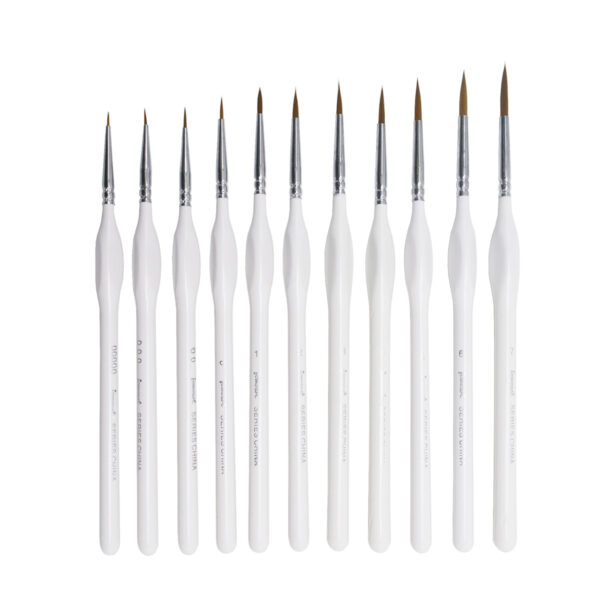 Ultra-fine Three-side Hook Line Pen Watercolor Gouache Fine Pen Outline Pigment Liner Painting Feature Brush Ultra-fine Chinese Painting Hand-painted - Image 2
