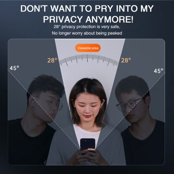 Mobile Phone Anti-peeping Tempered Glass Full Screen - Image 2