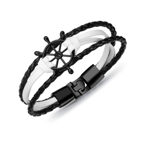 Alloy Leather Charm Bracelets - Image 3