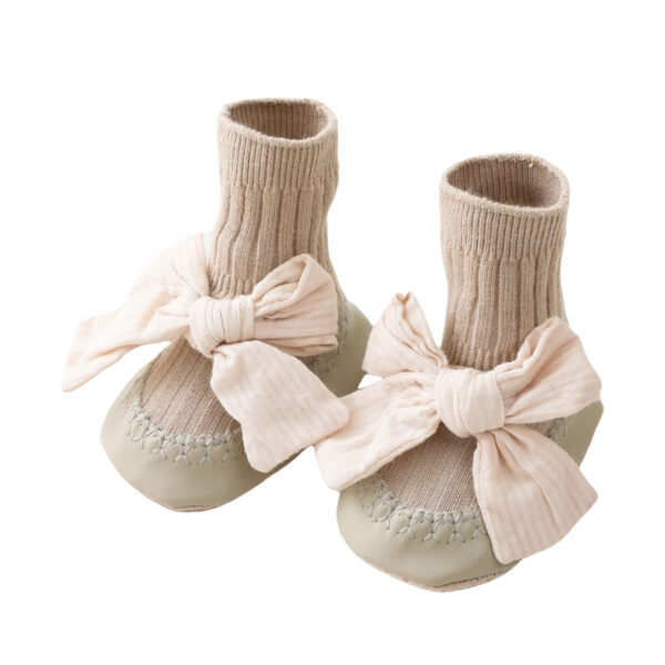 New Baby Floor Footwear Soft Bottom Cute Princess Baby Toddler Lace Footwear - Image 5
