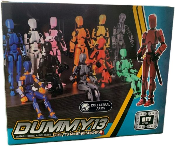 Updated And Hot-sale Multi-Jointed Movable Shapeshift Robot 3D Printed Mannequin Dummy Action Model Doll Toy Kid Gift - Image 10