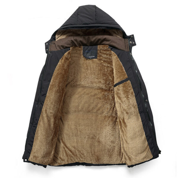 Men's Cotton-padded Jacket Plus Velvet Thick Cotton-padded Jacket Autumn And Winter - Image 2