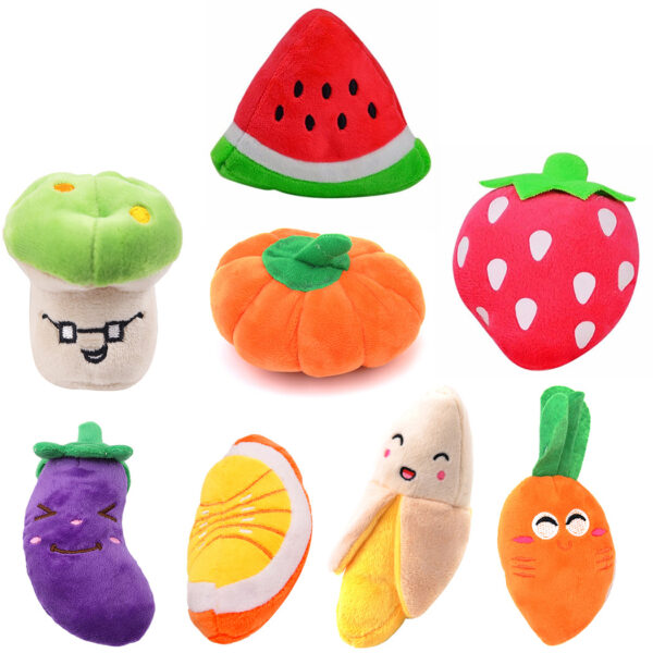 Gooddog, Dog, Plush Vocal Toys, Fruits, Cartoons, Pets, Cats, Toys, Pet Supplies - Image 7