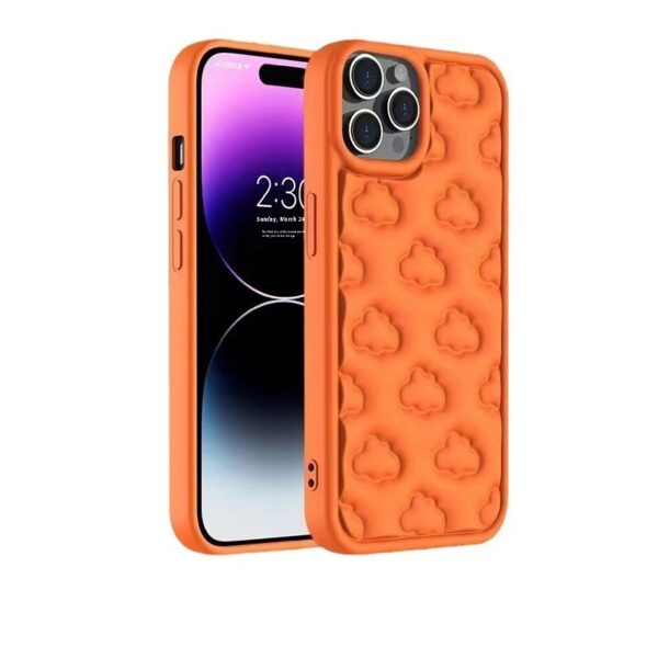 Hand Oil Three-dimensional Cloud Phone Case - Image 2