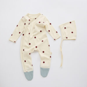 Spring And Autumn New Baby Cotton Footwear Pajamas