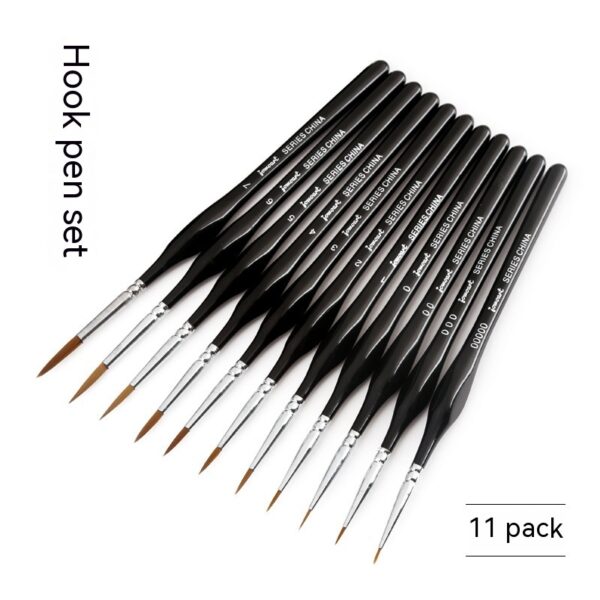 Ultra-fine Three-side Hook Line Pen Watercolor Gouache Fine Pen Outline Pigment Liner Painting Feature Brush Ultra-fine Chinese Painting Hand-painted - Image 10