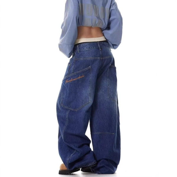 Design Large Pocket Machete Jeans For Men And Women - Image 4