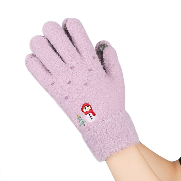 Ladies Touch Screen Gloves For Winter Warmth And Fleece - Image 6
