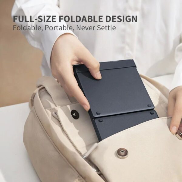 Folding Keyboards With Numeric Keypad Bluetooth Wireless - Image 3