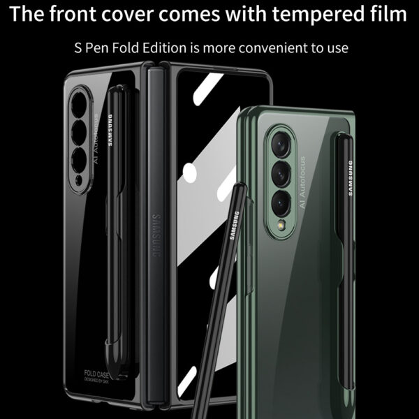 Mobile Phone Case Folding All-inclusive Electroplating Transparent Anti-drop - Image 3