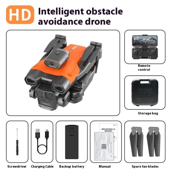 UAV Three-side Obstacle Avoidance Remote Control HD Aerial Photography Four-axis - Image 8