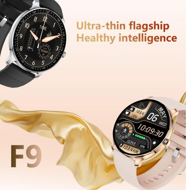 Ultra Slim Smart Watch For Men Women, 1.43 AMOLED Screen Fitness Watches ,  LP67 Outdoor Watch For Android Ios - Image 3