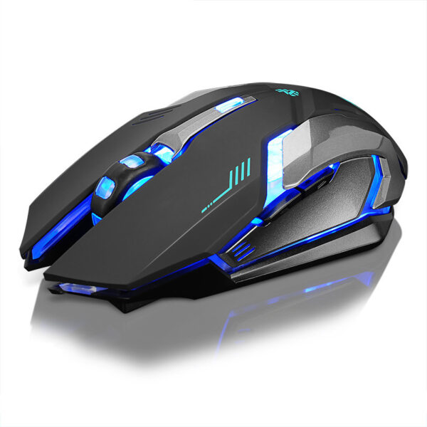 Mouse Wireless Rechargeable Notebook Desktop Home Office Universal Game Mute Luminous - Image 6