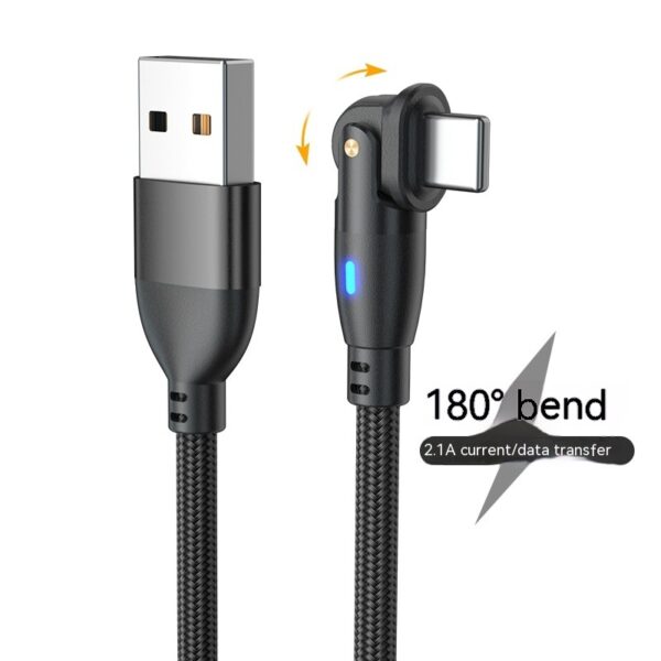 New Product Bending 180 Degrees Data Cable Android TYPEC3A Fast Charge Data Cable - Image 10