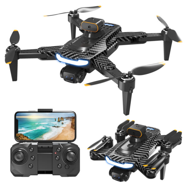 P17 Drone Automatic Return Brushless Obstacle Avoidance Remote Control High Definition Aerial Photography Optical Flow Quadcopter - Image 4