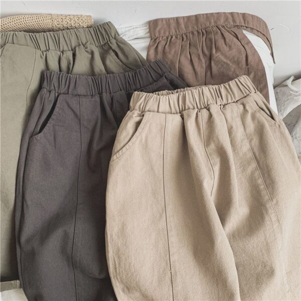 Children's Line-pressing Casual Pants Boys And Girls Baby Pants Spring And Autumn Clothing - Image 6