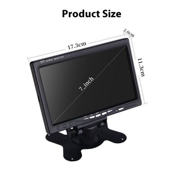 7-inch Car Monitor Desktop Reversing Monitor Display - Image 8