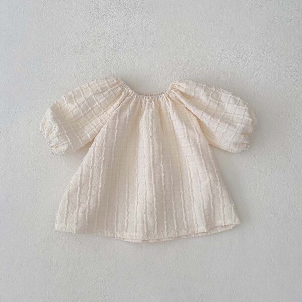 Spring And Autumn New Plaid Solid Color Baby Jumpsuit - Image 7