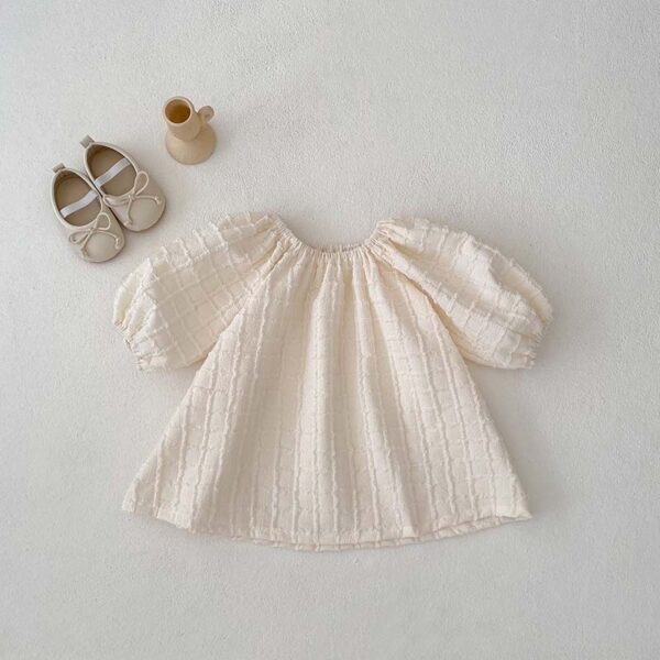 Spring And Autumn New Plaid Solid Color Baby Jumpsuit - Image 2
