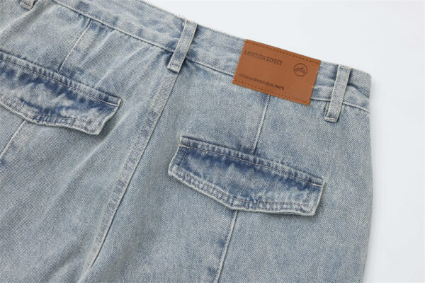 Multi-Pocket Workwear Jeans For Men And Women - Image 10