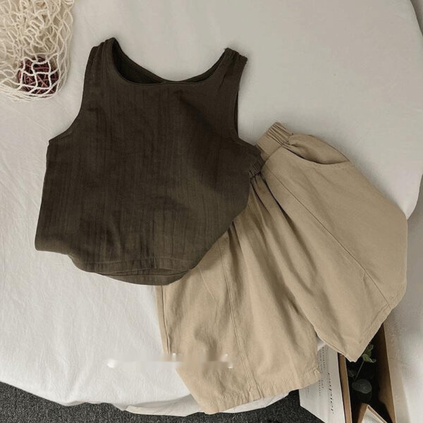 Tank Top Sleeveless T-shirt Casual Outdoor Children's Clothing - Image 2