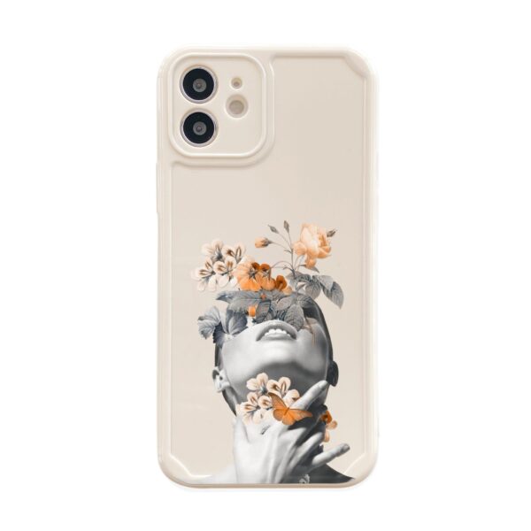 Simple Abstract Flower Silicone Phone Shell - Image 4