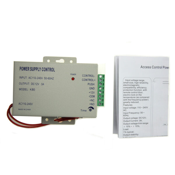 DC12V3A Access Control Power Supply - Image 3
