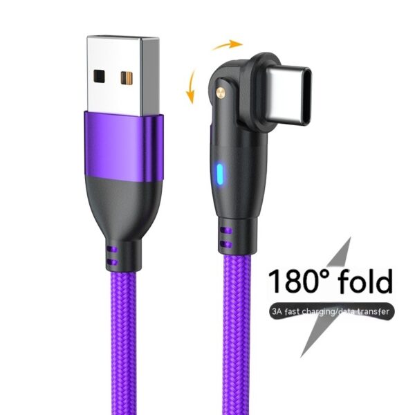 New Product Bending 180 Degrees Data Cable Android TYPEC3A Fast Charge Data Cable - Image 3