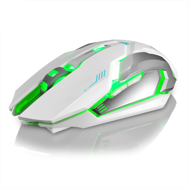 Mouse Wireless Rechargeable Notebook Desktop Home Office Universal Game Mute Luminous - Image 4