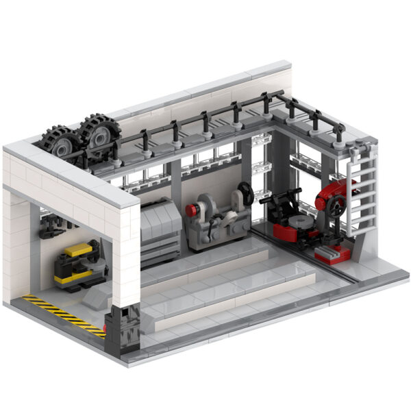Car Repair Shop Building Block Toys - Image 2