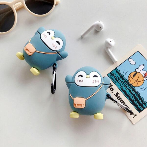 Standing Cartoon Wireless Bluetooth Earphone Case - Image 4