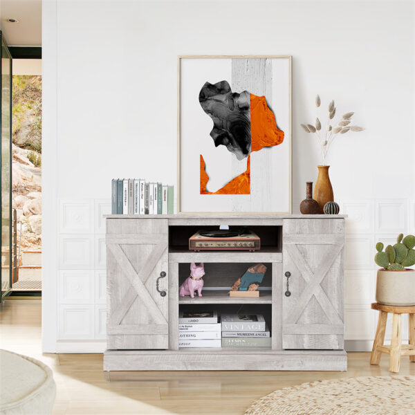 Vintage Home Living Room Wooden TV Cabinet - Image 5