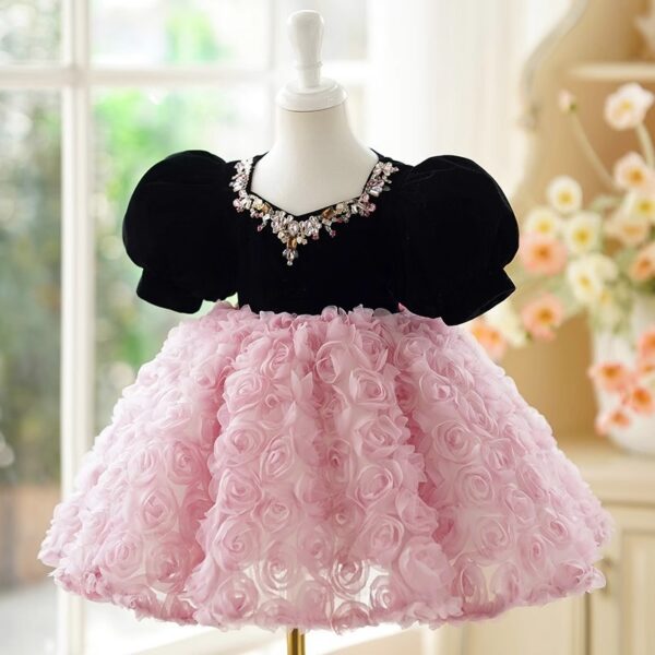 Girls French Sweet Umbrella Princess Dress Girls - Image 9