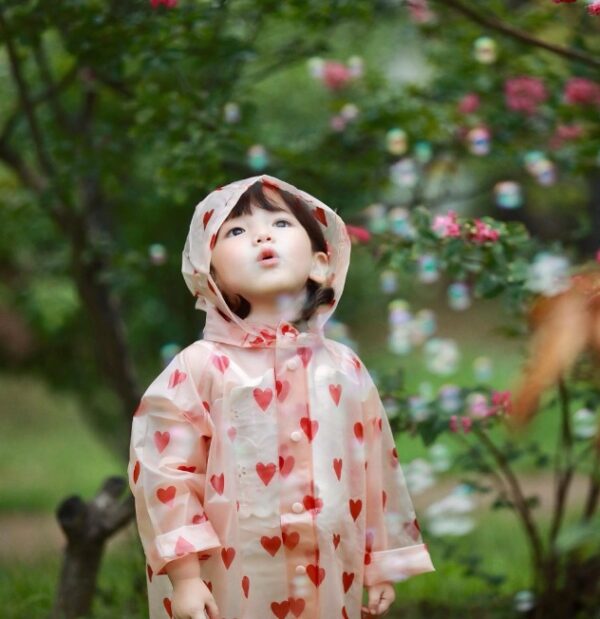 Raincoat Boy's Cape Poncho Girl Waterproof Clothing - Image 5