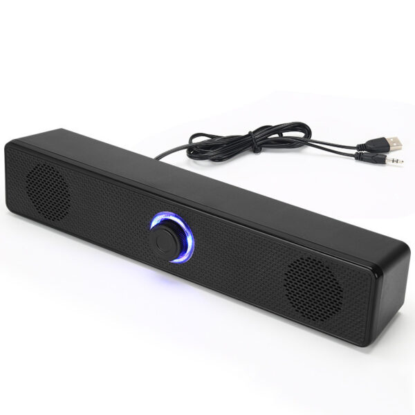 Strip Loudspeaker Home Desktop Computer Wired Speaker Mobile Phone Notebook Bluetooth Audio - Image 10