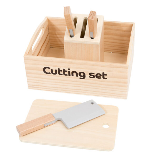 Wood Magnetic Vegetables Fruit Cut Meal Group - Image 8