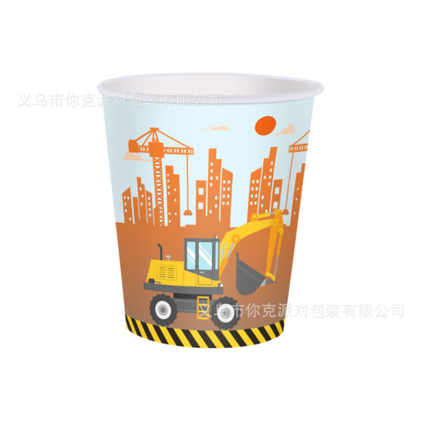 Construction Vehicle Building Birthday Decoration - Image 6