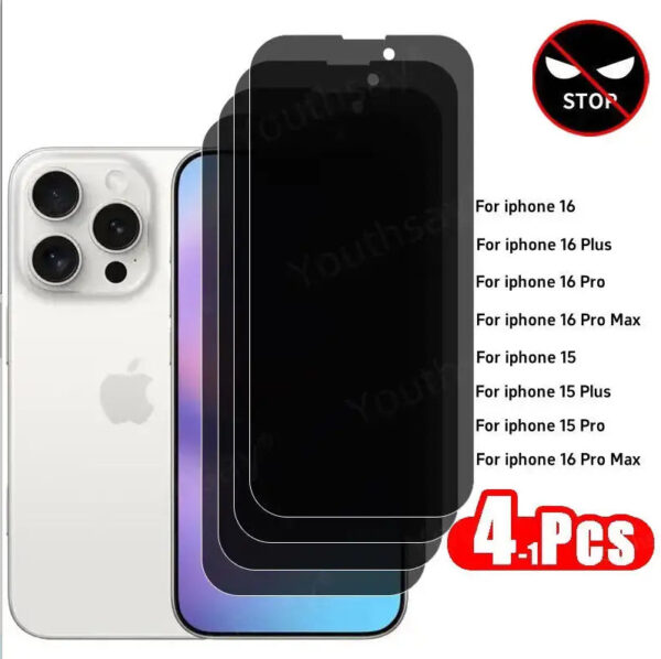 Compatible with Apple , Anti-peeping Toughened Film For Mobile Phones - Image 6