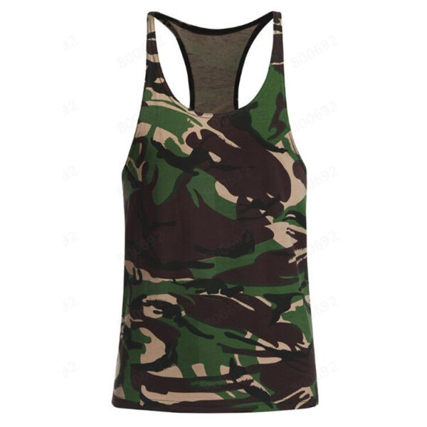 Mens eCamouflag Print Sports And Leisure Vest - Image 7