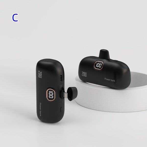 New Pocket Wireless Capsule Power Bank Compact Portable Power Source Power Bank - Image 9