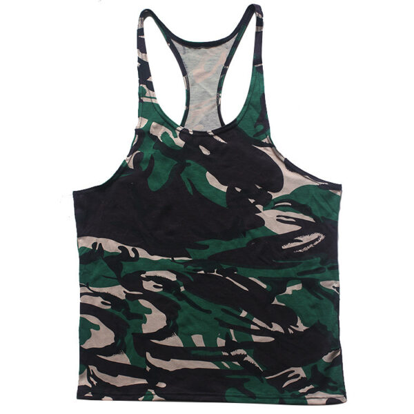 Mens eCamouflag Print Sports And Leisure Vest - Image 5