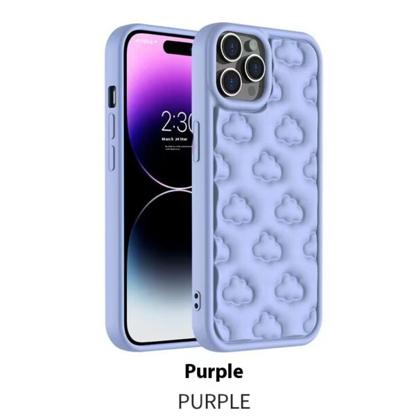 Hand Oil Three-dimensional Cloud Phone Case - Image 8