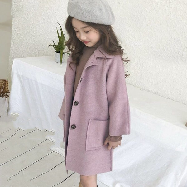 Children's Woolen Coat For Autumn And Winter - Image 2