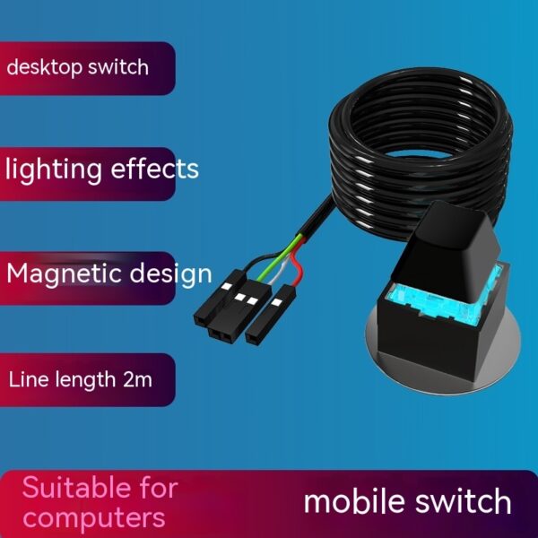 Computer External Power Supply Business Desktops Start Lengthened External Button - Image 5