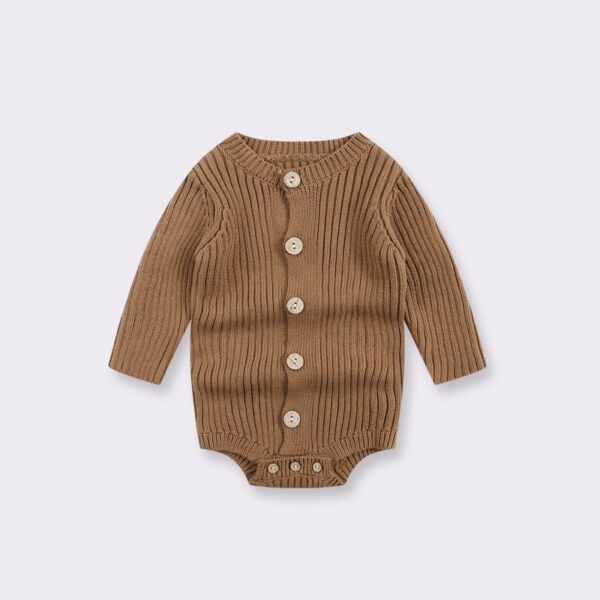 Knitted Sweater Baby Bodysuit One-piece Baby Wear - Image 2