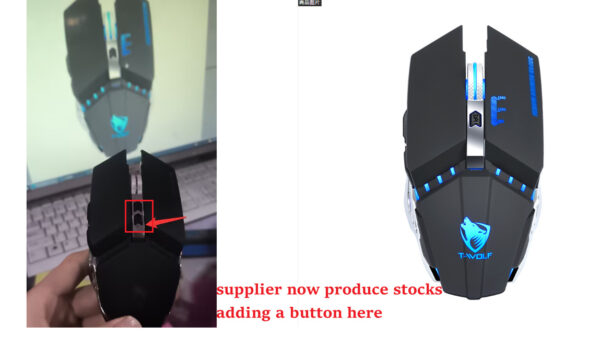 Wireless Mouse Charging Silent Glowing Gaming Mouse - Image 2