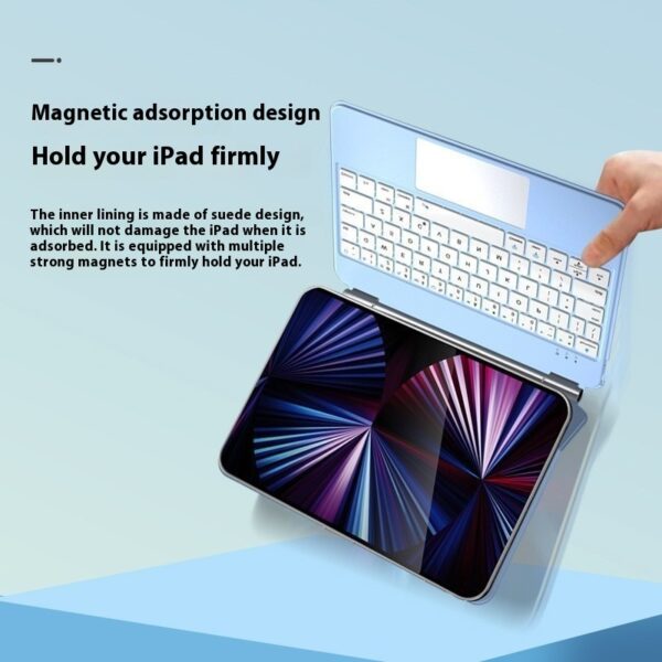 Suspension Magic Control Keyboard For Tablet Computer Integrated Tablet Magnetic Suction Protective Cover - Image 2