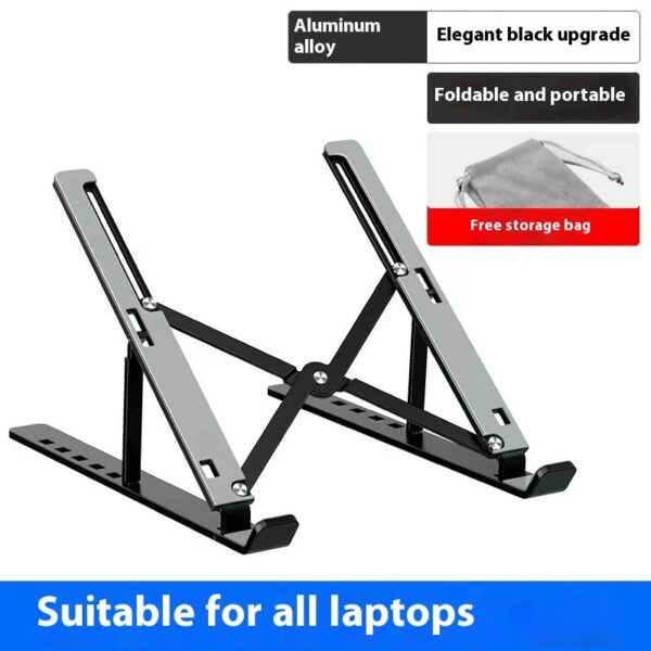 N3 Aluminum Alloy Laptop Stand Folding Cooling Increased By Tablet Computer Stand - Image 9
