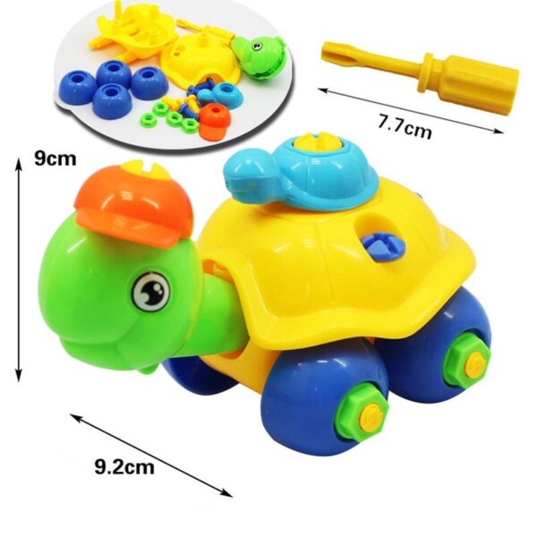 Children's Toys Detachable and Assembled Motorcycle Plastic Building Block Toys - Image 6